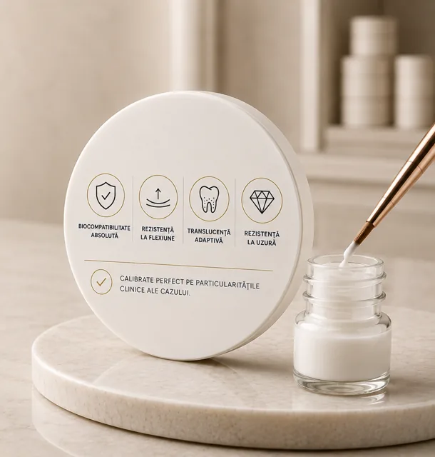 Disc de zirconiu multilayer și ceramică lichidă MIYO